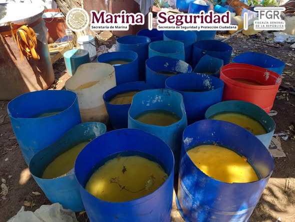 México asegura más de 16 toneladas de metanfetamina en Sinaloa