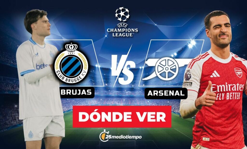 Champions League 2025: Sigue el Partido en Vivo de Brujas vs. Arsenal
