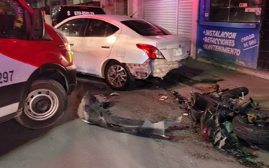 Trágico accidente: Motociclista muere tras violento choque en Fovissste La Rosita, Torreón