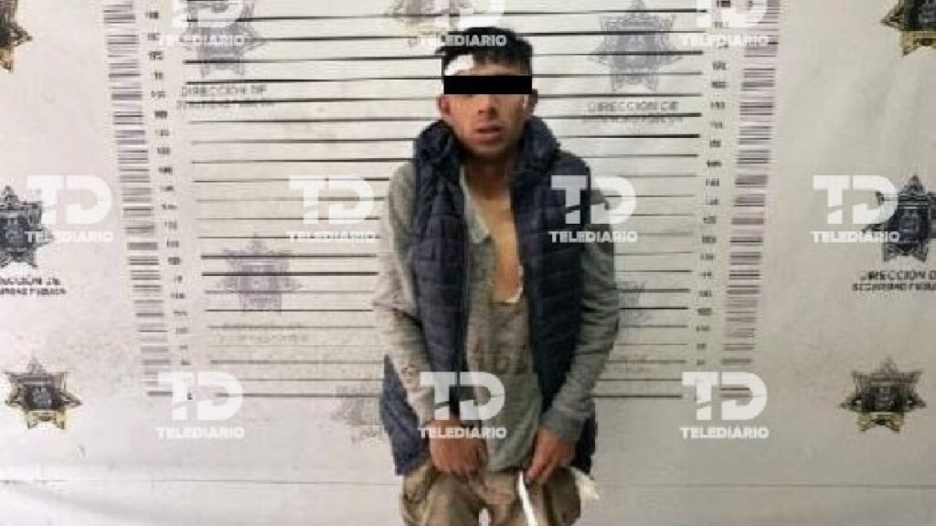 Detención de Francisco en Saltillo tras causar daños a un Jeep afuera de una pizzería