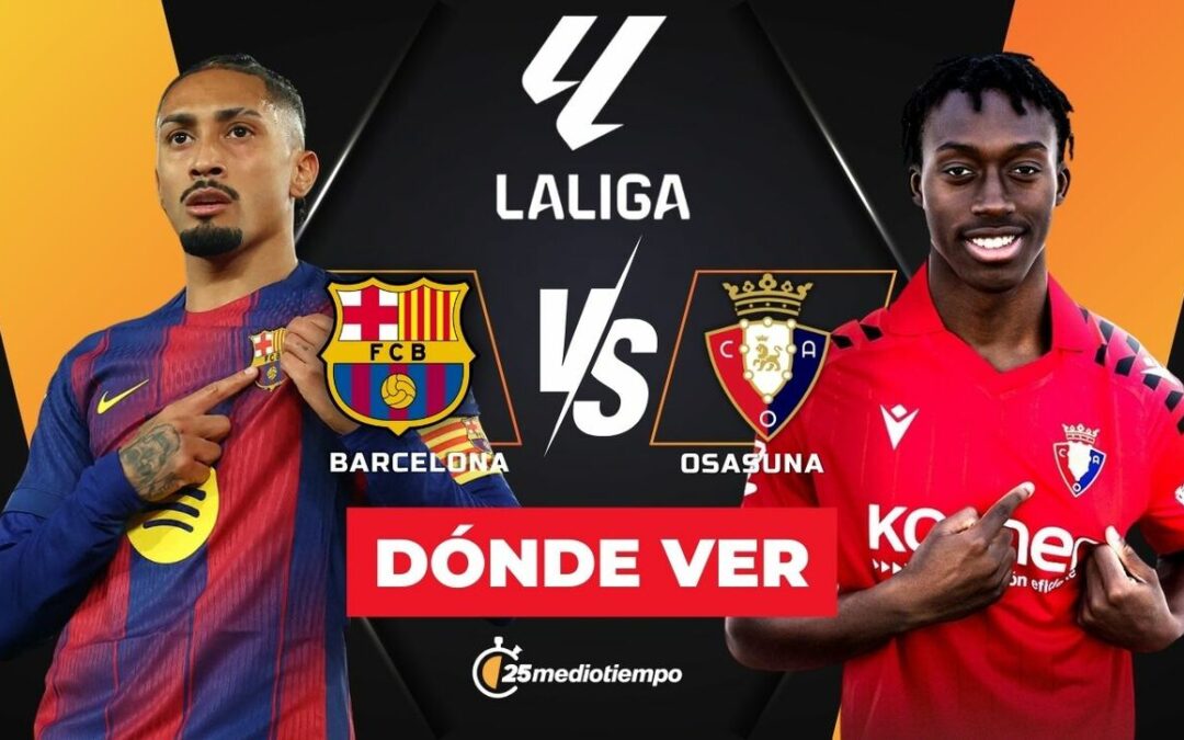 Barcelona vs. Osasuna: ¡Sigue EN VIVO el apasionante partido de LaLiga J16 hoy!