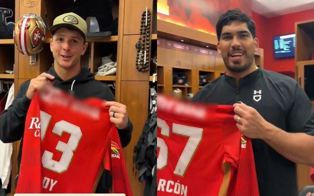 Jugadores de 49ers envían mensajes de buena suerte al Toluca