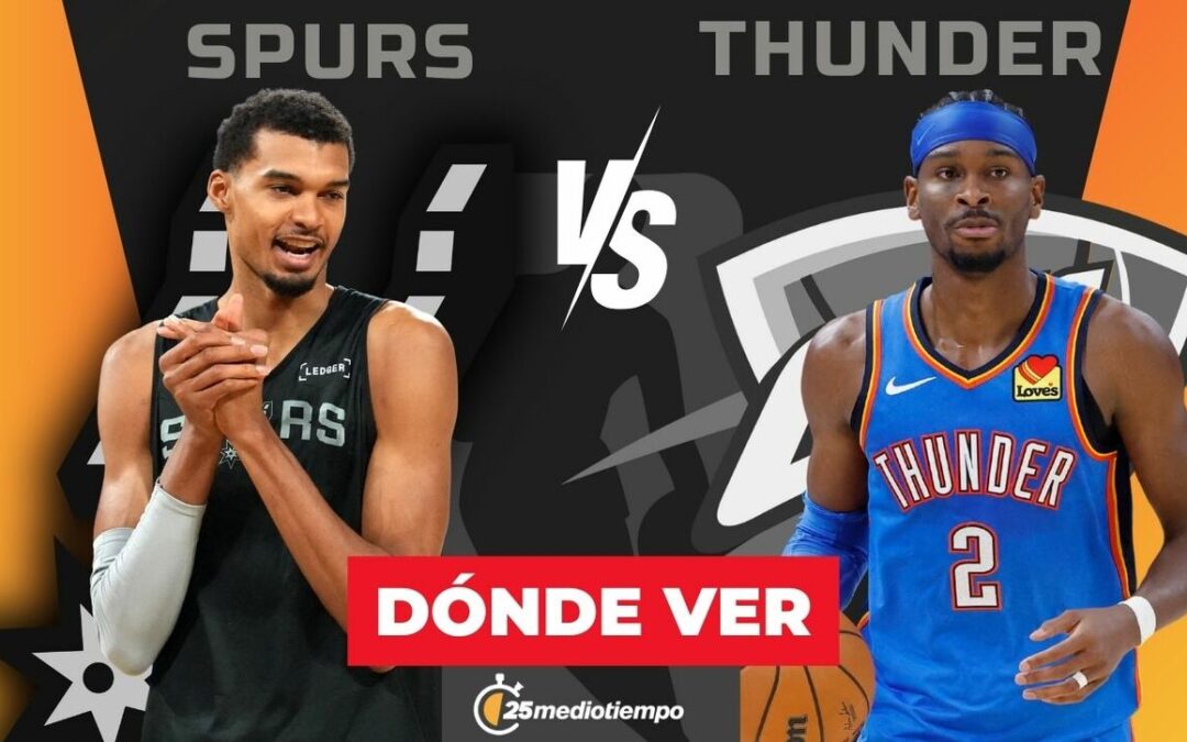 OKC Thunder y Spurs: Cómo ver EN VIVO las Semifinales de la NBA Cup 2025