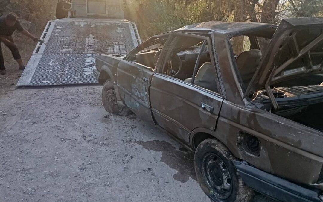 Descubren vehículo sumergido en el río Lerdo, zona de ejido Sapioriz
