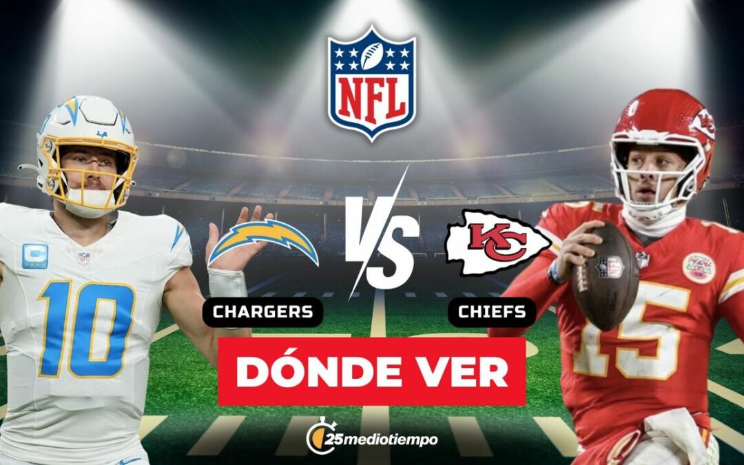 ¿Cómo ver EN VIVO el emocionante partido Chargers vs. Chiefs? Guía de horario y canal para la Semana 15 NFL 2025