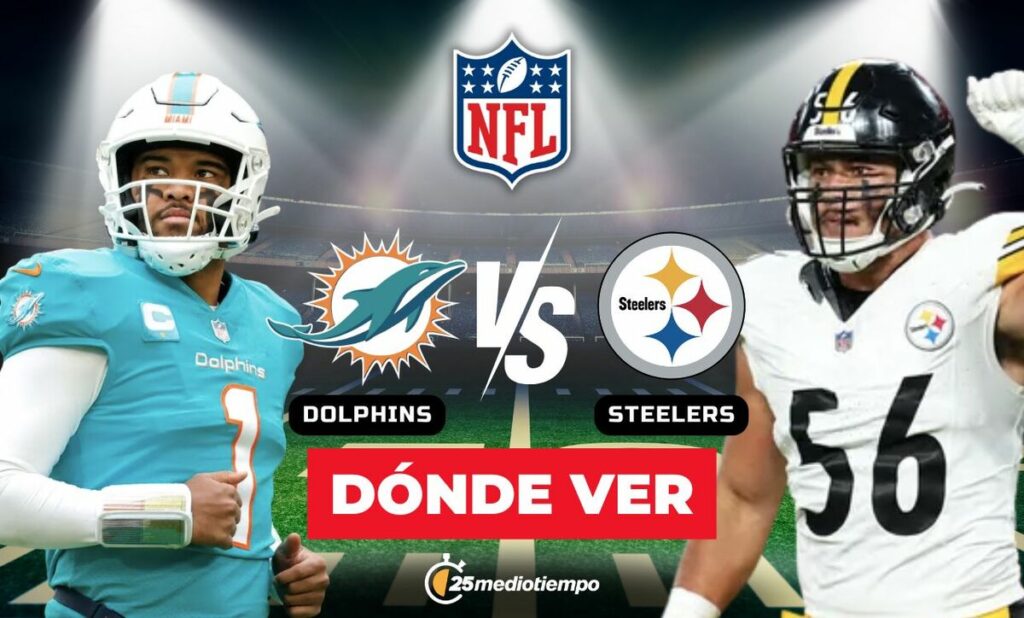 Dolphins vs. Steelers EN VIVO: Todo lo que necesitas saber sobre Monday Night Football en la Semana 15 de la NFL 2025