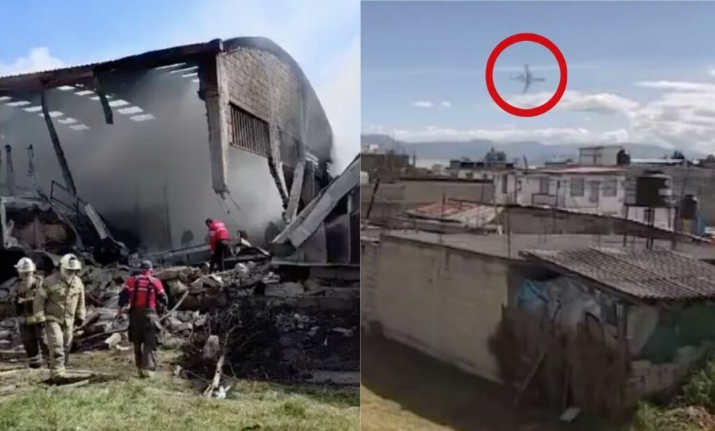 VIDEO: Avioneta se Desploma en Toluca – Impactante Accidente con Fallecidos