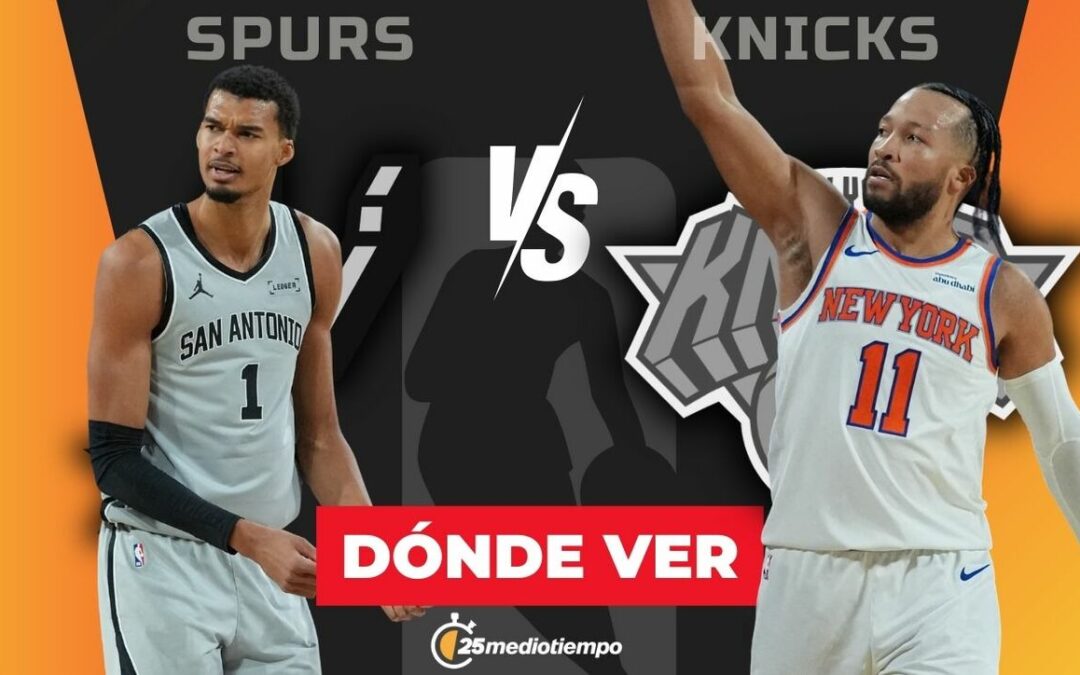 Horarios y Canales para Ver el Partido Knicks vs Spurs EN VIVO en la Final NBA Cup 2025