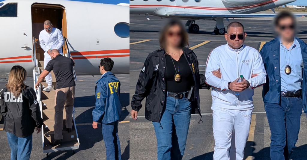 Narcotraficante colombiano comparece en corte federal de El Paso tras su extradición