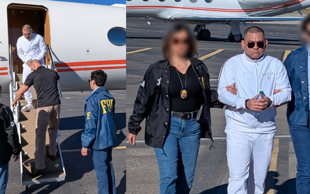 Narcotraficante colombiano comparece en corte federal de El Paso tras su extradición