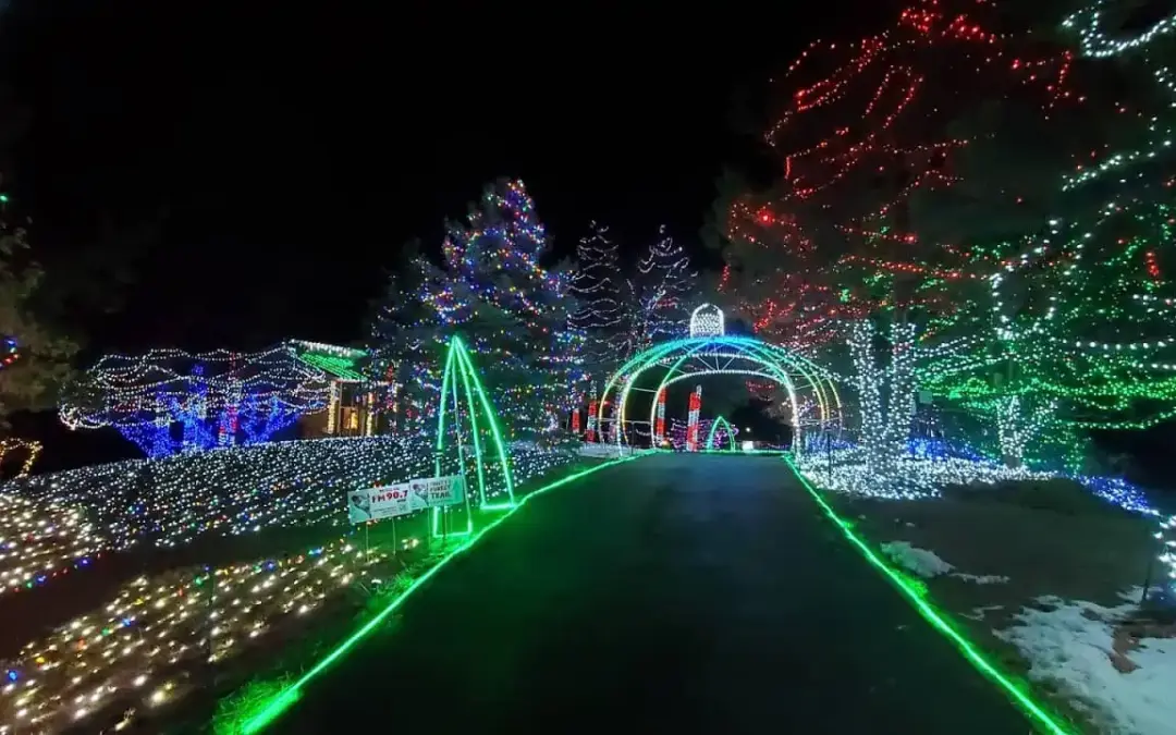 El Festival de Luces en Franktown cierra anticipadamente debido a multitudes récord