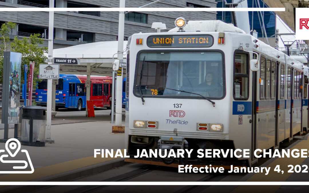 Nuevos Cambios de Servicio RTD en Denver: Actualizaciones Clave para Trenes y Autobuses