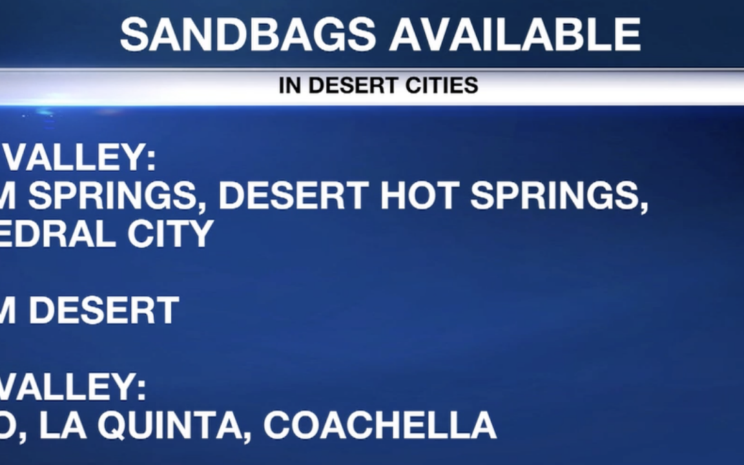 Inundaciones: Ciudades del Valle de Coachella Intensifican Preparativos