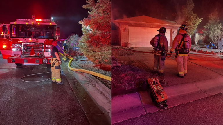 Incendio en Albuquerque: Bomberos Contienen Fuego en Residencia y Dos Heridos