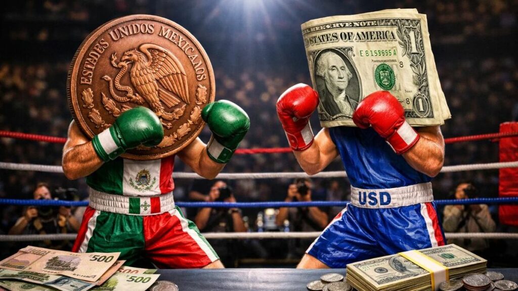 El Peso Mexicano Se Fortalece: Cotización a 17.97 por Dólar al Cierre de 2025