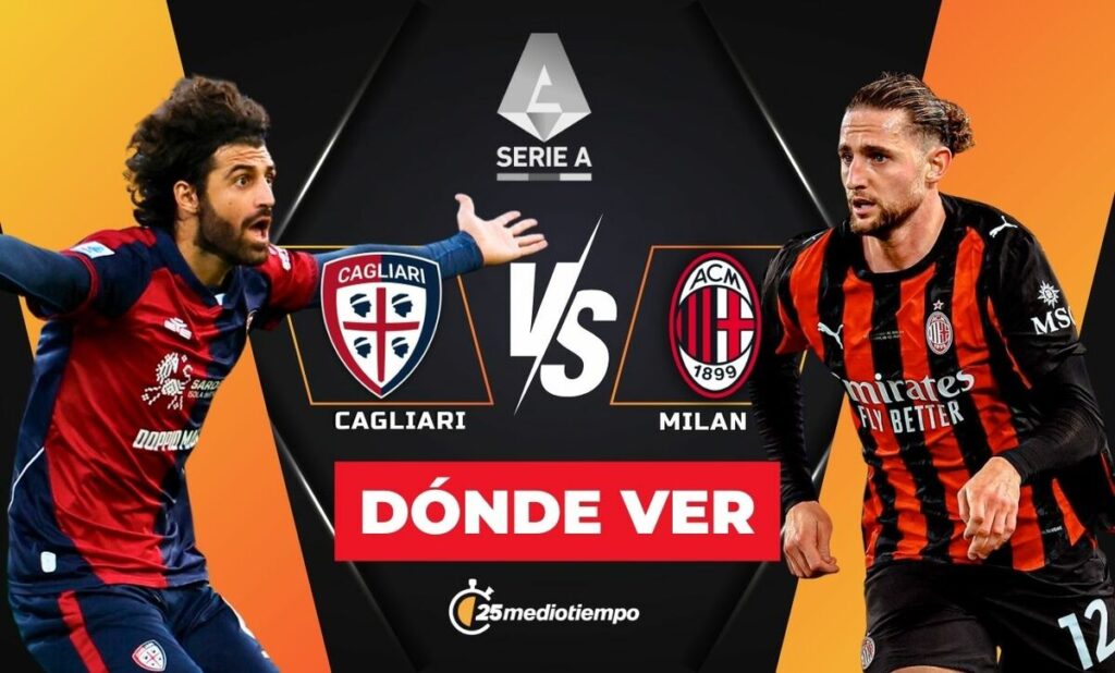 Cagliari vs. AC Milan: Horario y cómo ver EN VIVO el partido de la Serie A 2026