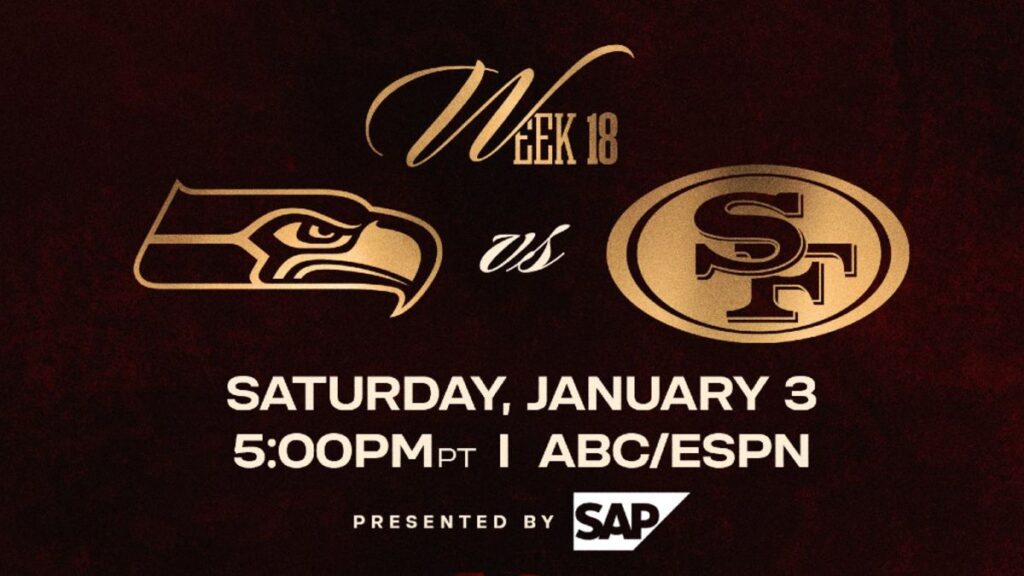 NFL en Vivo: Seahawks vs 49ers – Horarios y Dónde Ver | Semana 18 2025