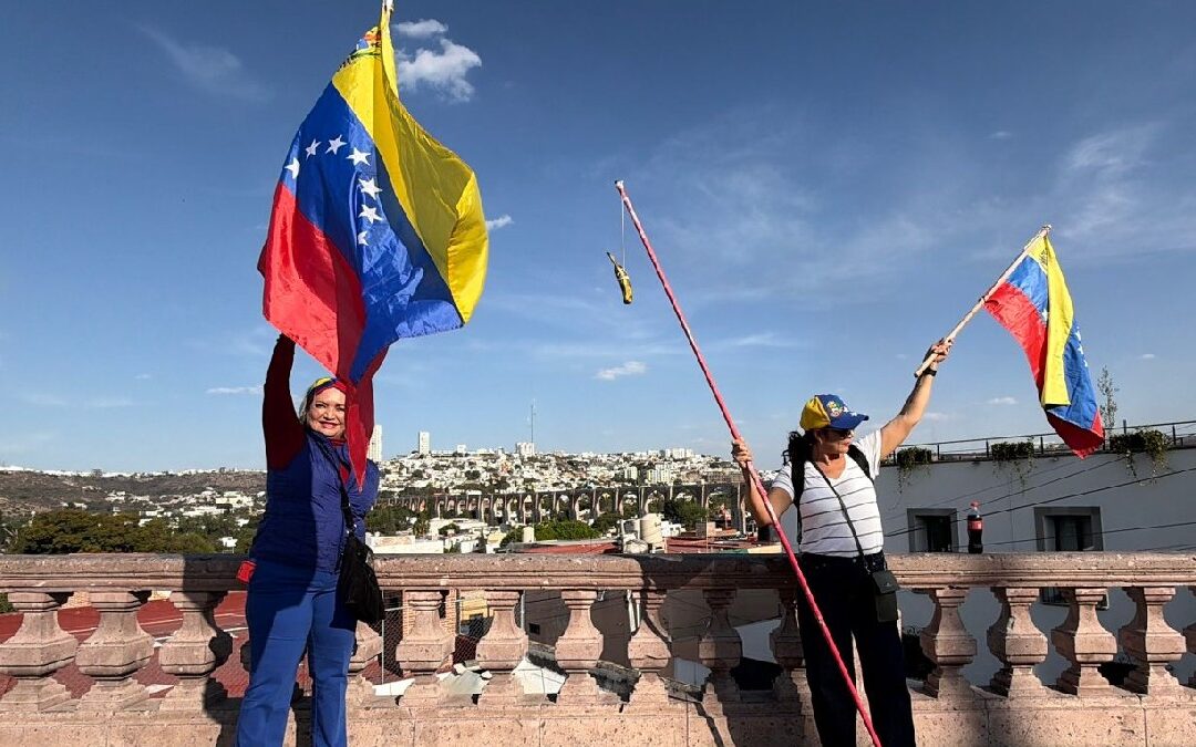Venezolanos en Querétaro Celebran la Detención de Nicolás Maduro en EE.UU.