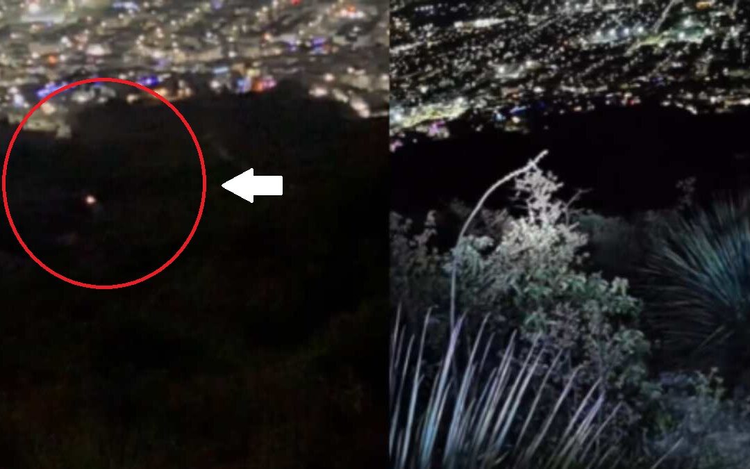 Extrañas luces captadas por senderistas en el Cerro de las Mitras en Santa Catarina | VIDEO