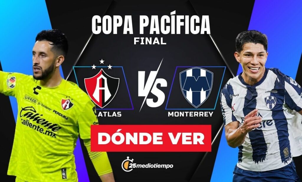 Atlas vs. Monterrey: Horario y Dónde Ver EN VIVO la Final de la Copa Pacífica 2026