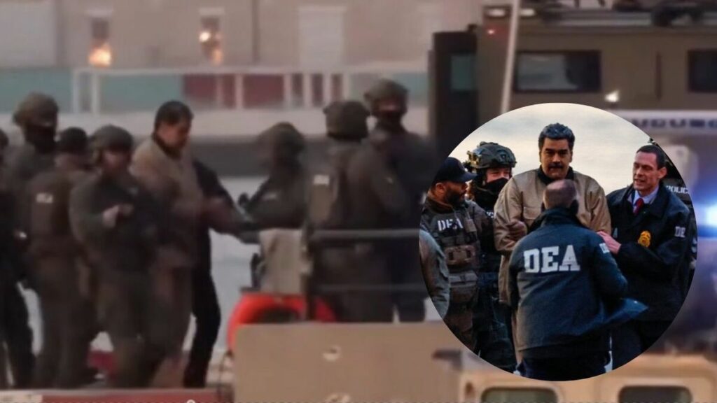 Nicolás Maduro y su esposa son trasladados en helicóptero al tribunal de Nueva York