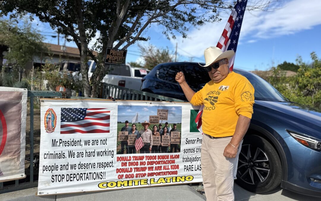 Inmigrantes Indocumentados: Manifestación Pacífica en Coachella por Justicia y Dignidad