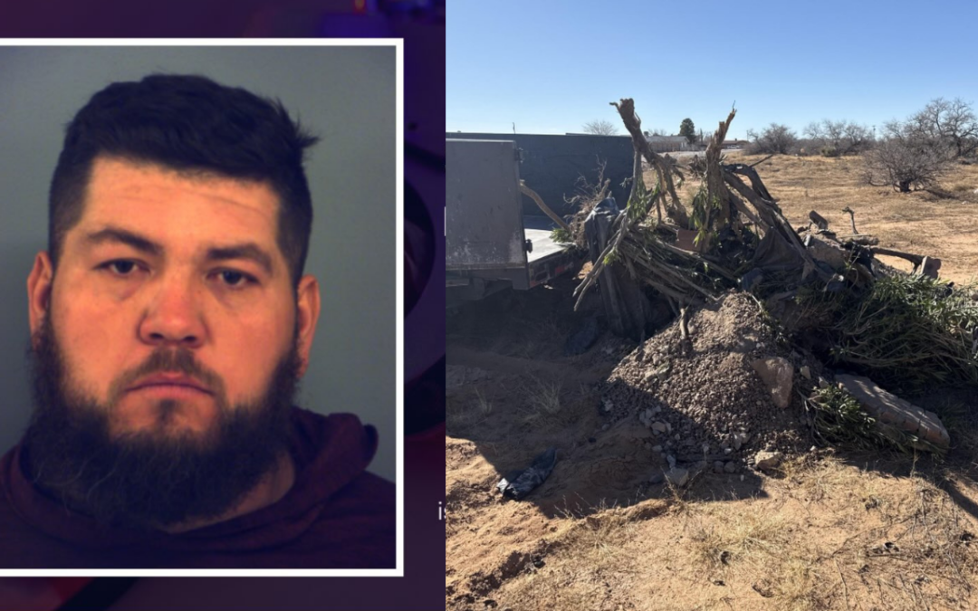 Arresto por Tiradero Ilegal de Escombros en Montana Vista, El Paso