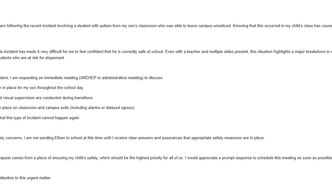 Inquietud por la Seguridad Escolar: Madre de Familia Busca Protocolos Mejores en Plantel Educativo