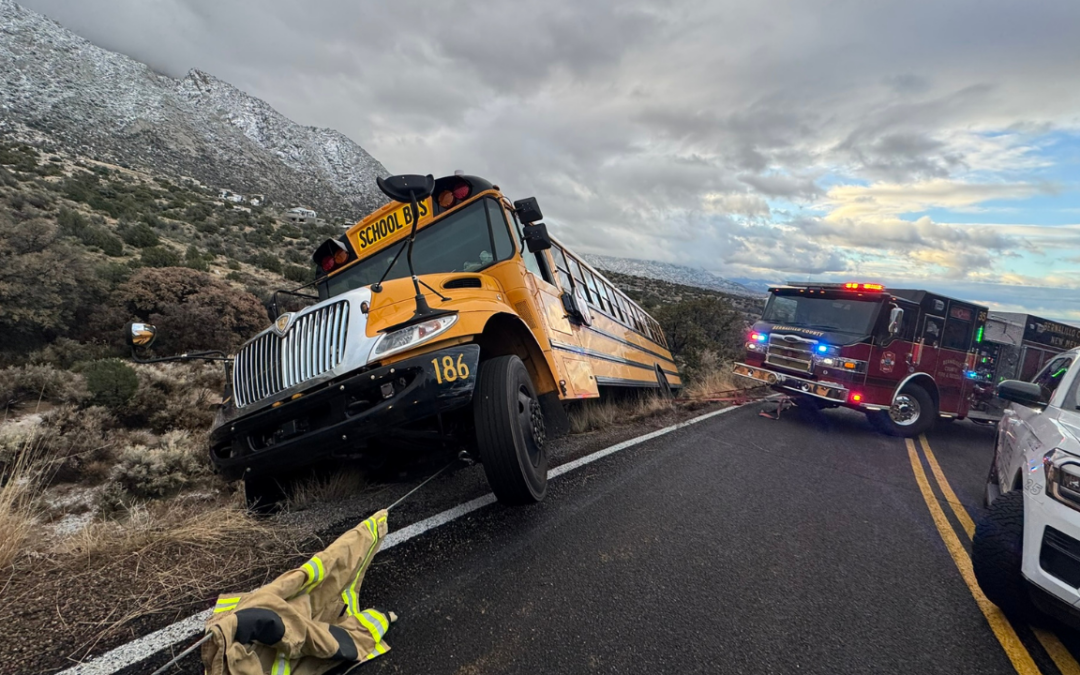 Accidente de autobús escolar en el noreste de Albuquerque: sin heridos